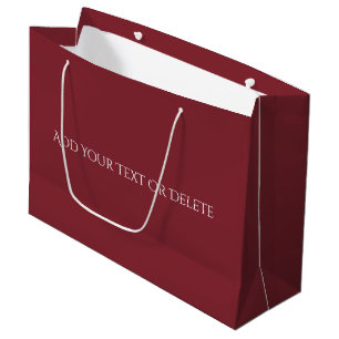 Trend Colors - Crimson Red Color - Solid Große Geschenktüte