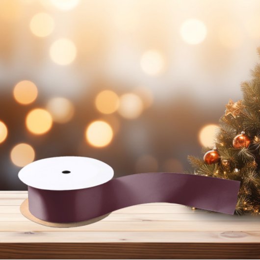 Trend Colors - Dark Red Wine Color - Solid Satinband