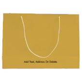 Trend Colors - Golden Yellow Large Gift Bag Große Geschenktüte (Rückseite)