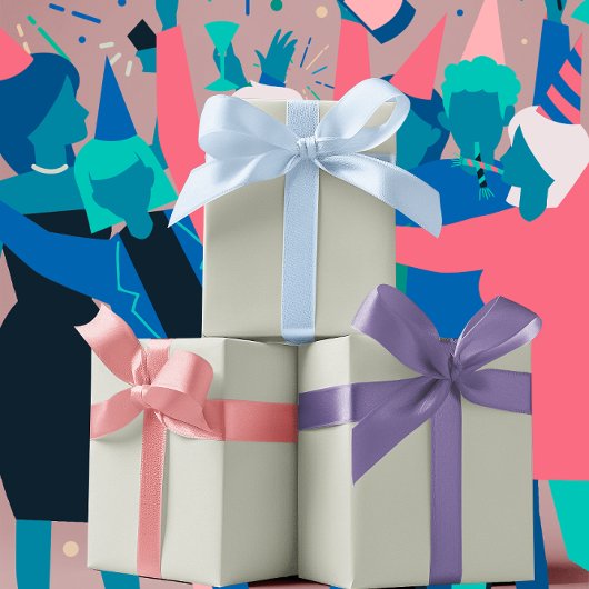 Trend Colors - Hellsilber, grau Geschenkpapier Set