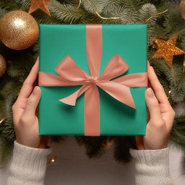 Trend Colors - Jade Green Color - Solid Roll Geschenkpapier