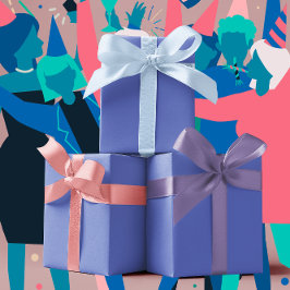 Trend Colors - Jewel Blue Color - Solid Geschenkpapier Set