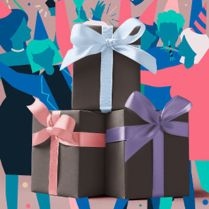 Trend Colors - Kaffeebräune Farbe - Solid Geschenkpapier Set