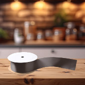 Trend Colors - Kaffeebräune Farbe - Solid Satinband