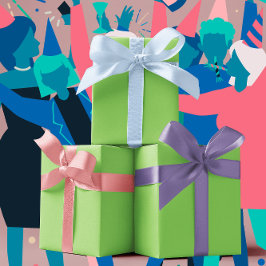 Trend Colors - Kiwi Green Color - Solid Geschenkpapier Set