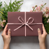 Trend Colors - Mahogany Brown Color - Solid Roll Geschenkpapier