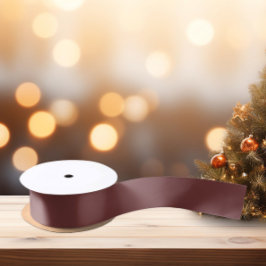 Trend Colors - Mahogany Brown Color - Solid Satinband