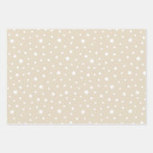 Trend Colors - Natural Beige Colour - Muster Geschenkpapier Set (Vorderseite 3)