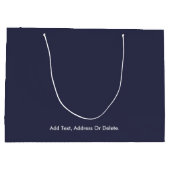 Trend Colors - Navy Blue Color - Solid Große Geschenktüte (Rückseite)