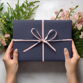 Trend Colors - Navy Blue Color - Solid Roll Geschenkpapier