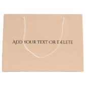 Trend Colors - Peach Blush Große Geschenktasche Geschenktüte (Vorderseite)