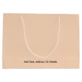 Trend Colors - Peach Blush Große Geschenktasche Geschenktüte (Rückseite)