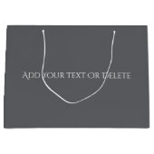 Trend Colors - Slate Gray Color - Solid Große Geschenktüte (Vorderseite)