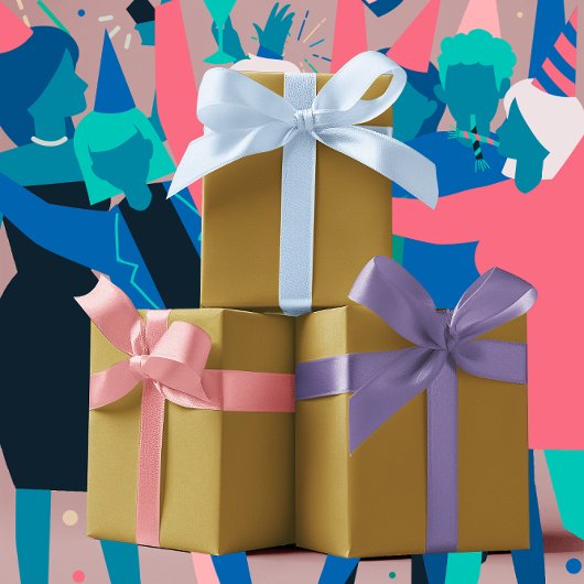 Trend Colors - Sunny Olive Color - Solid Geschenkpapier Set