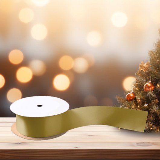 Trend Colors - Sunny Olive Color - Solid Satinband