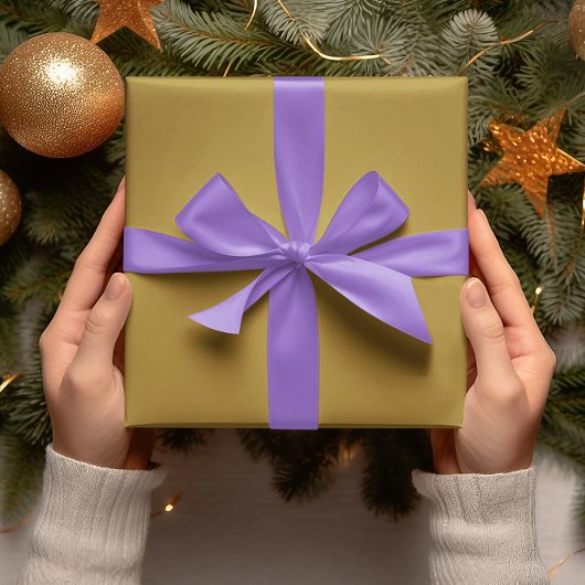 Trend Colors - Sunny Olive Color - Solide Rolle Geschenkpapier