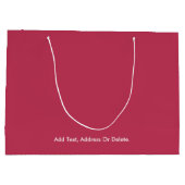 Trend Colors - Vibranding Magenta Große Geschenkta Geschenktüte (Rückseite)