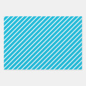 Trend Colors - Vivid Cyan Color - Muster Geschenkpapier Set (Vorderseite 2)