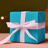 Trend Colors - Vivid Cyan Color - Solid Roll Geschenkpapier