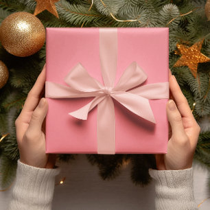 Trend Colors - Watermelon Pink Color - Solide Roll Geschenkpapier