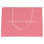 Trend Colors - Watermelon Pink Große Geschenktasch Geschenktüte (Vorderseite)