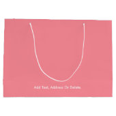 Trend Colors - Watermelon Pink Große Geschenktasch Geschenktüte (Rückseite)