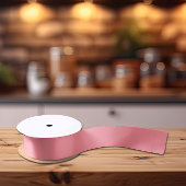 Trend Colors - Watermelon Rosa Farbe - Solid Satinband