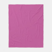 Trend Farbe: Berry Pink Fleece Blanket (Vorderseite)