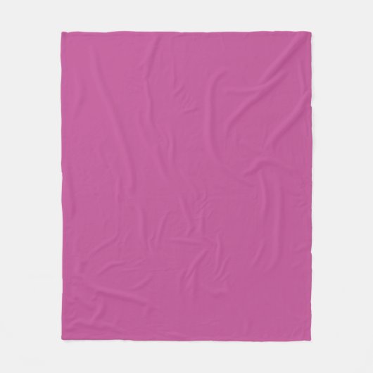 Trend Farbe: Berry Pink Fleece Blanket (Vorderseite)