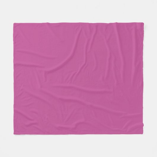 Trend Farbe: Berry Pink Fleece Blanket (Vorderseite (Horizontal))
