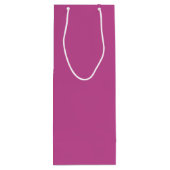 Trend Farbe - Berry Weinbeutel Geschenktüte Für Weinflaschen (Rückseite)