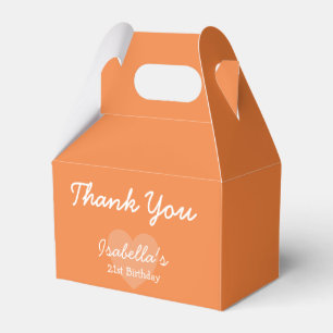 Trend Farbe - Box "Mandarine frisch" Geschenkschachtel