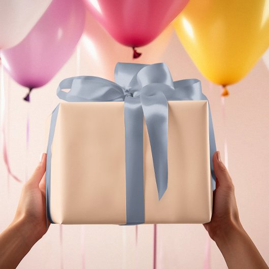 Trend - Farbe des Peach Blush - Solid Geschenkpapier Set