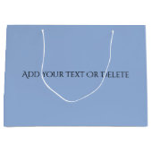 Trend - Farbe des Pulvers - Blau - Solid Große Geschenktüte (Vorderseite)