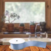 Trend - Farbe des Pulvers - Blau - Solid Satinband