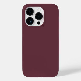 Trend Farbe - Dunkelroter Wein Case-Mate iPhone 14 Pro Hülle