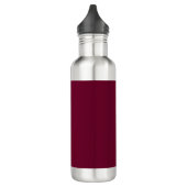 Trend Farbe - Dunkle Burgunder Stahl Wasserflasche Edelstahlflasche (Links)