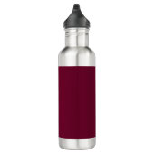 Trend Farbe - Dunkle Burgunder Stahl Wasserflasche Edelstahlflasche (Rechts)