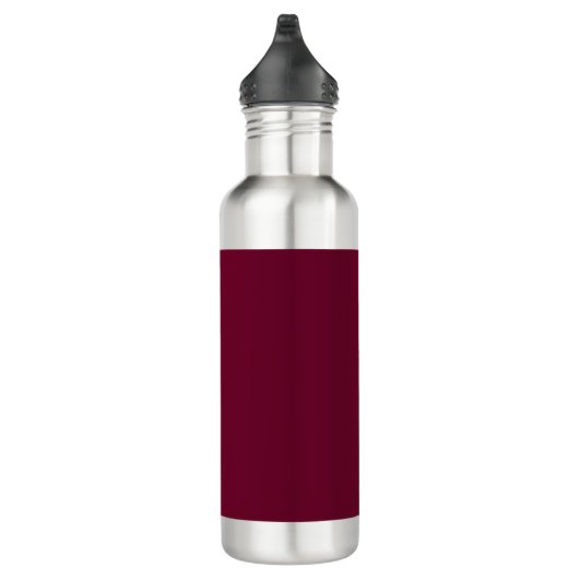 Trend Farbe - Dunkle Burgunder Stahl Wasserflasche Edelstahlflasche (Rechts)