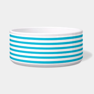 Trend Farbe - Durchsichtige Cyan Stripes Bowl - Fa Napf