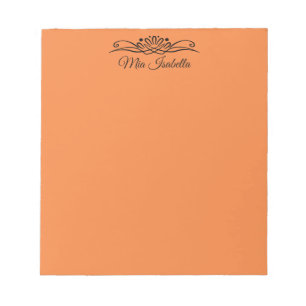 Trend-Farbe - Editor für neue Mandarine Notizblock