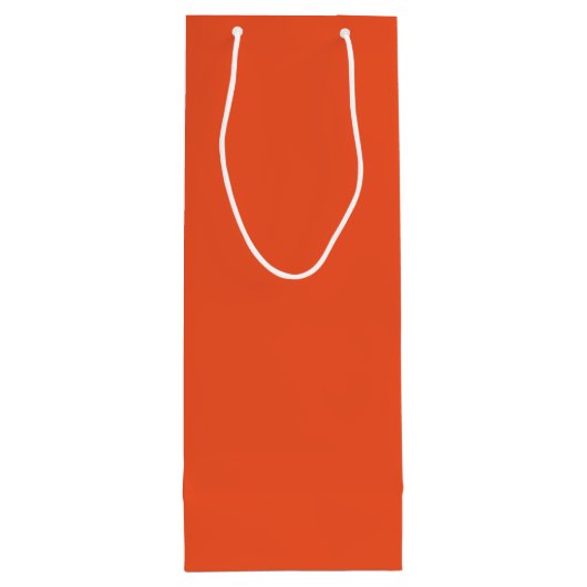 Trend Farbe - Flammenroter Wein - Geschenktüte (Rückseite)