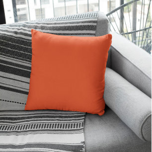 Trend Farbe - Flammenrotes Kissen