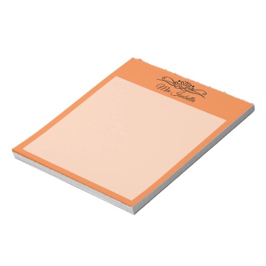 Trend Farbe Fresh Mandarine Classic Notepad Notizblock (Rotiert)