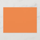 Trend Farbe - Fresh Mandarine Solid Postcard Postkarte (Vorderseite)