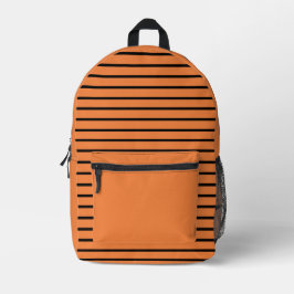 Trend Farbe Frische Mandarine Druckausschnitt Näht Bedruckter Rucksack