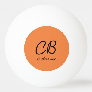 Trend Farbe Frische Mandarine Name Ping Pong Ball Tischtennisball