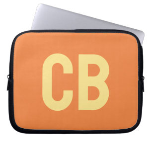 Trend Farbe Frische Mandarine Notebook-Rückenlehne Laptopschutzhülle