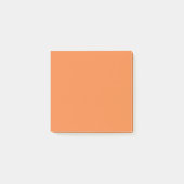 Trend Farbe - Frische Mandarine Solid Post-it Klebezettel (Vorderseite)