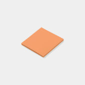 Trend Farbe - Frische Mandarine Solid Post-it Klebezettel (angewinkelt)